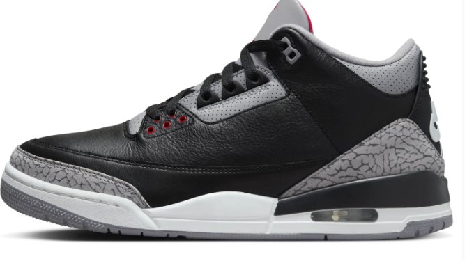 Air Jordan 3 Retro 'Black Cement' Sneaker (2024)