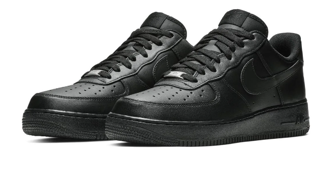 Nike Air Force 1 '07 Sneakers - Black/Black