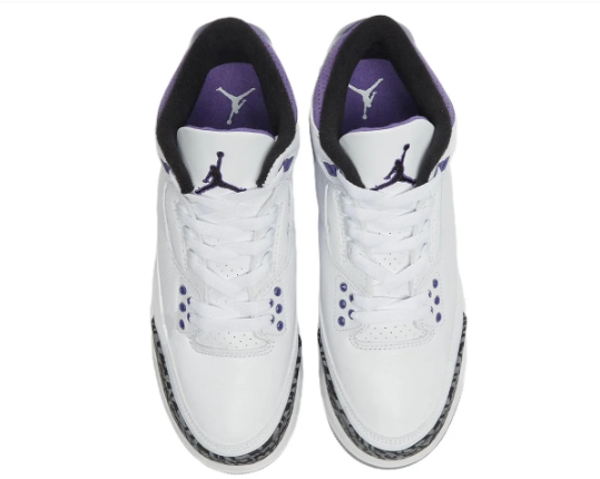Air Jordan 3 Retro 'Dark Iris' Sneaker